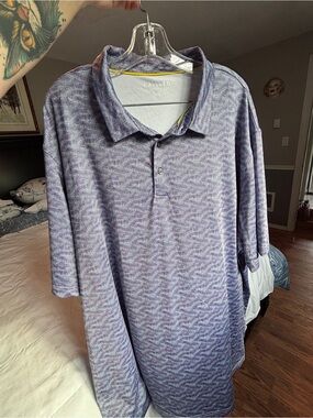 MAELREG Mens Performance Polo. Size 4X